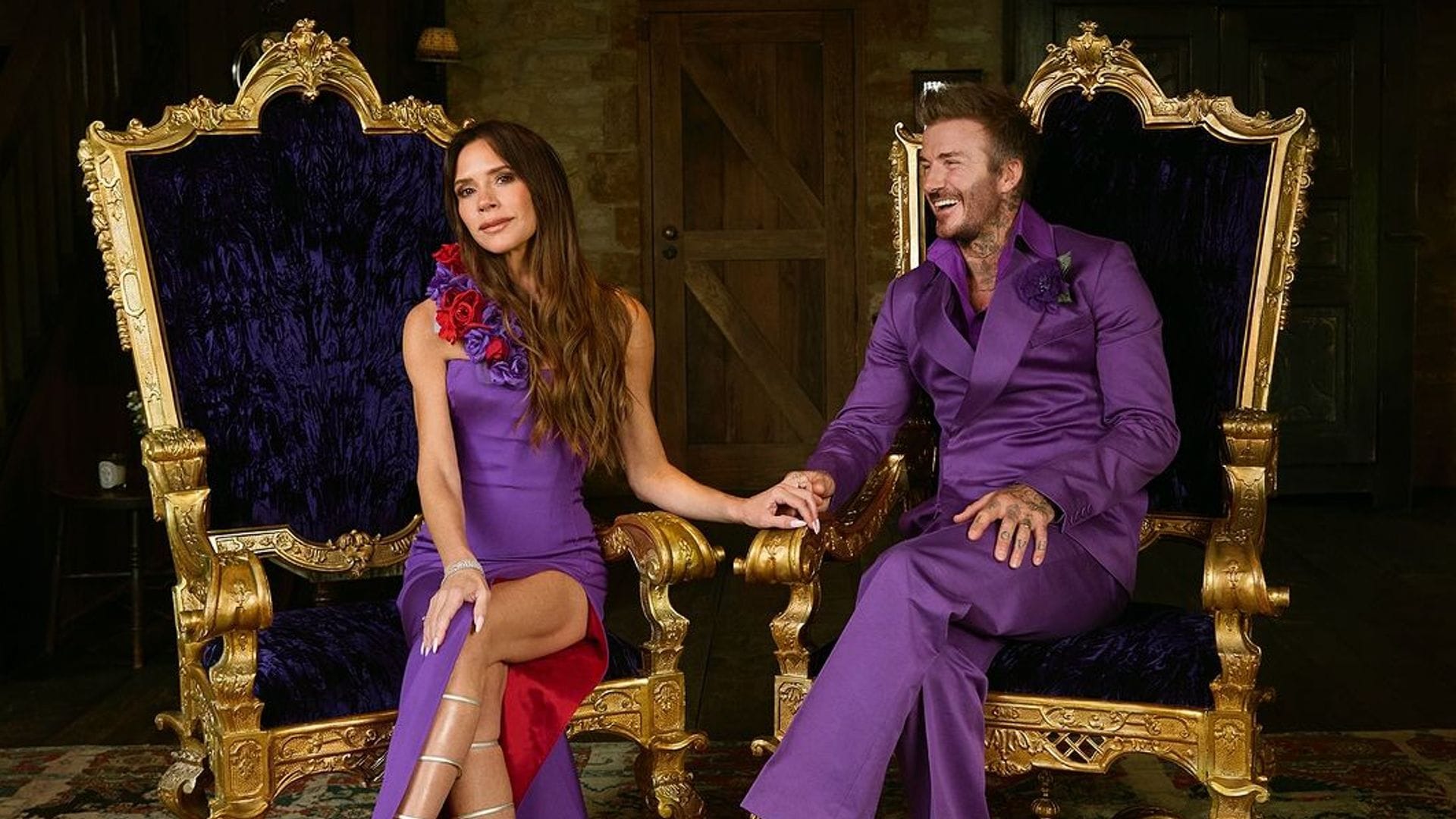 Victoria y David Beckham celebran sus bodas de plata