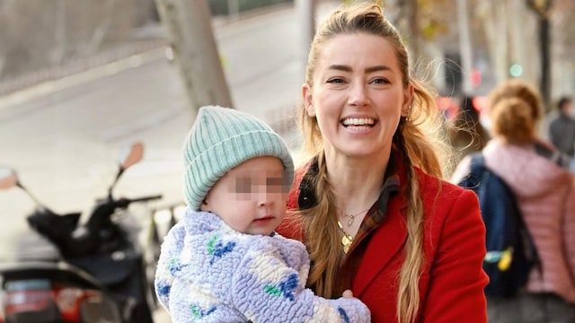 ho4153 amber heard y su hija por madrid