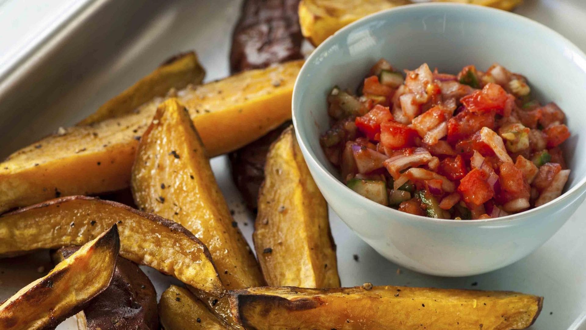 Patatas de batata al horno