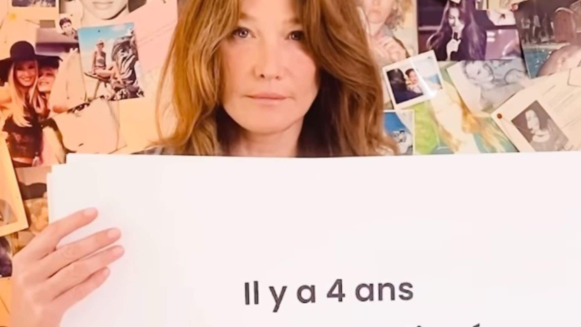 Carla Bruni desvela que en 2019 fue diagnosticada de cáncer de mama