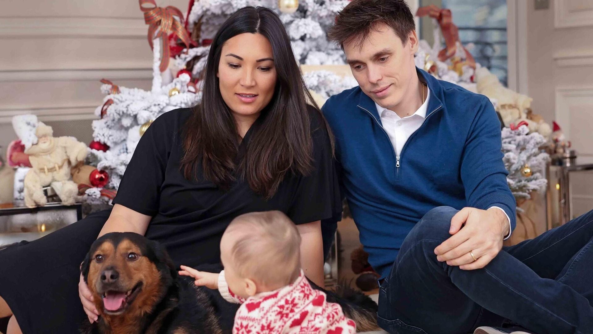 Louis y Marie Ducruet presentan a su hija, Victoire, la primera nieta de Estefanía de Mónaco