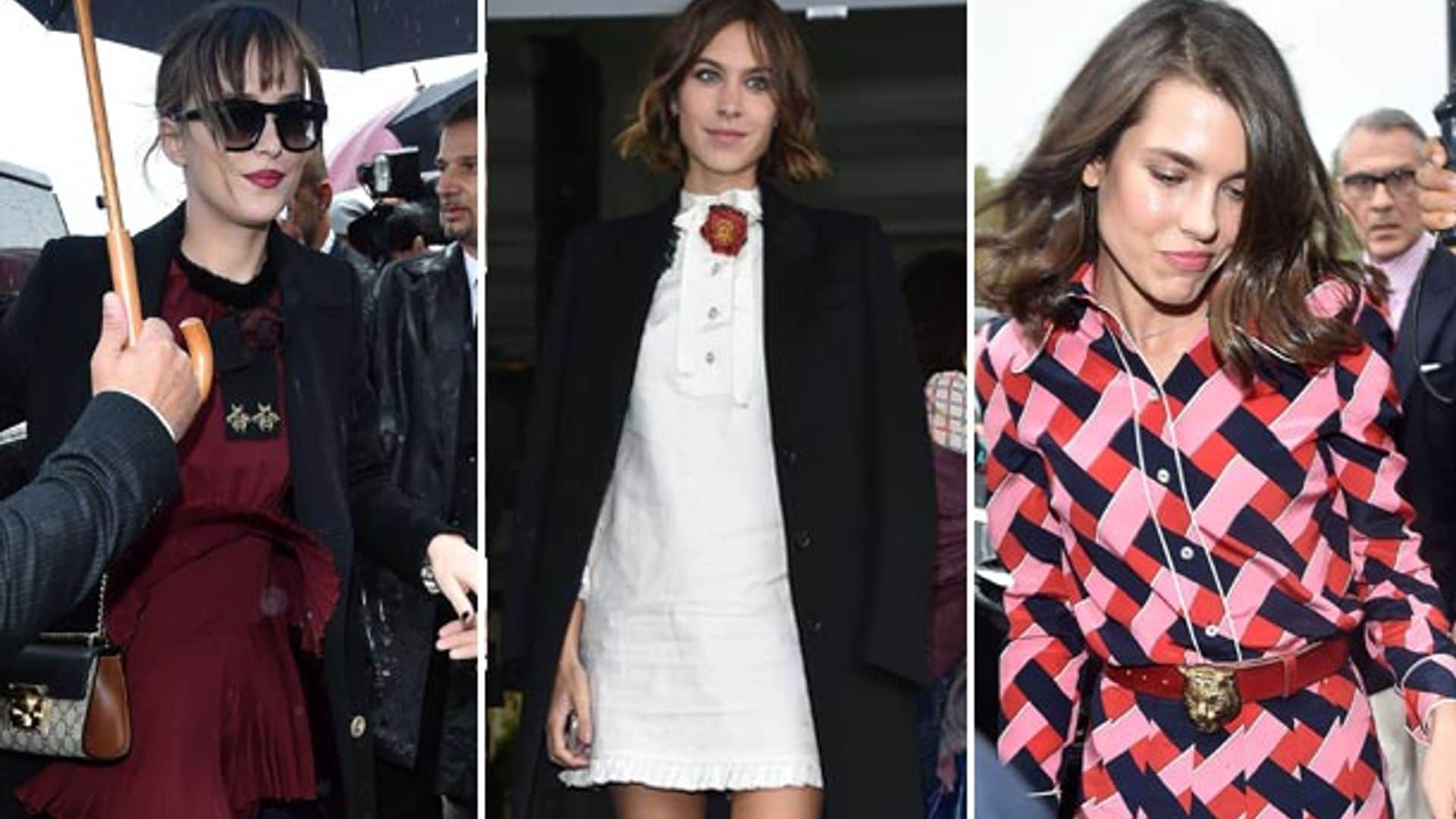 Dakota Johnson, Alexa Chung y Carlota Casiraghi, protagonistas de ‘front row’