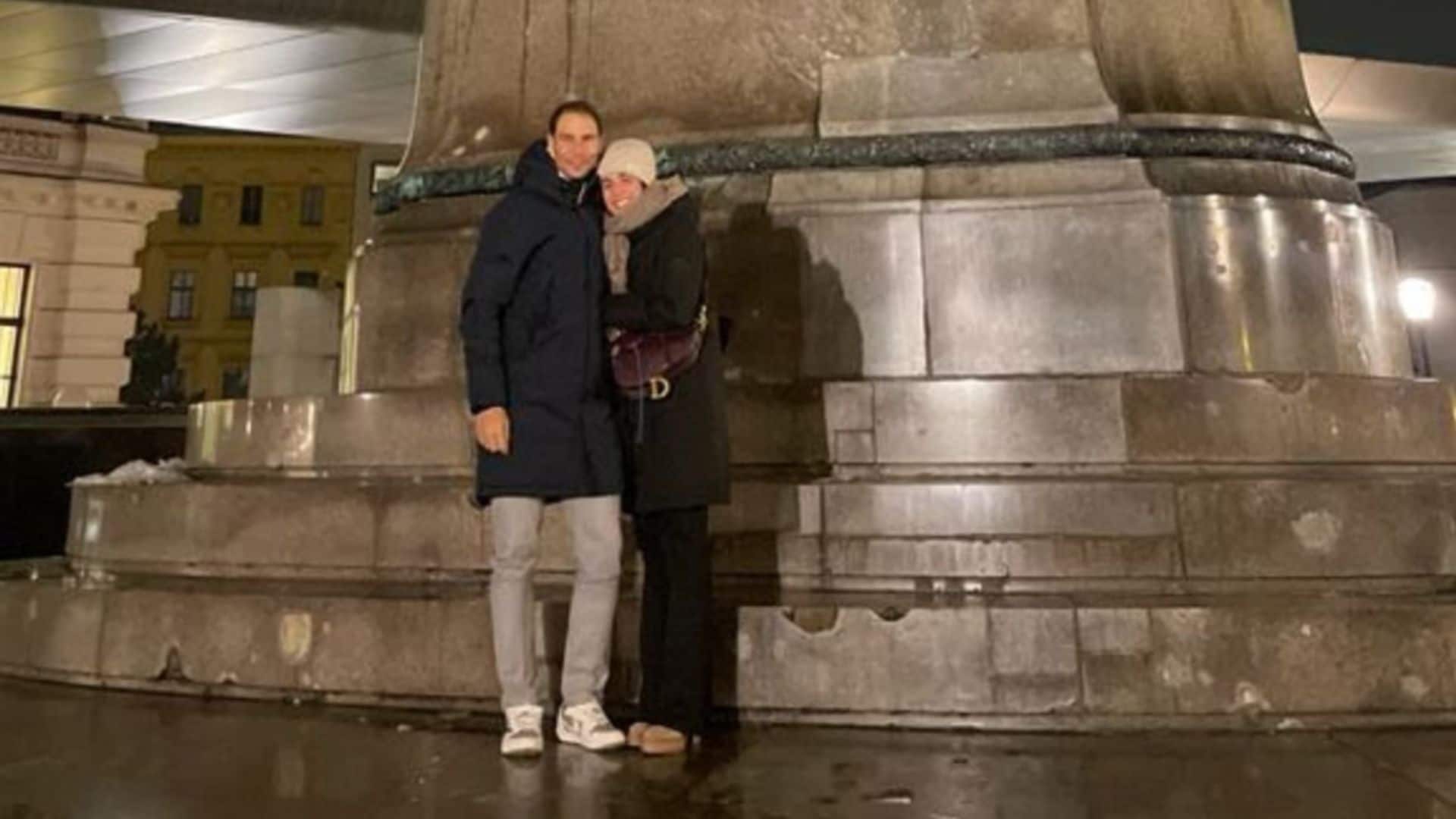 Rafa Nadal disfruta con Mery Perelló de una romántica escapada a Viena en la cuenta atrás para volver a la competición