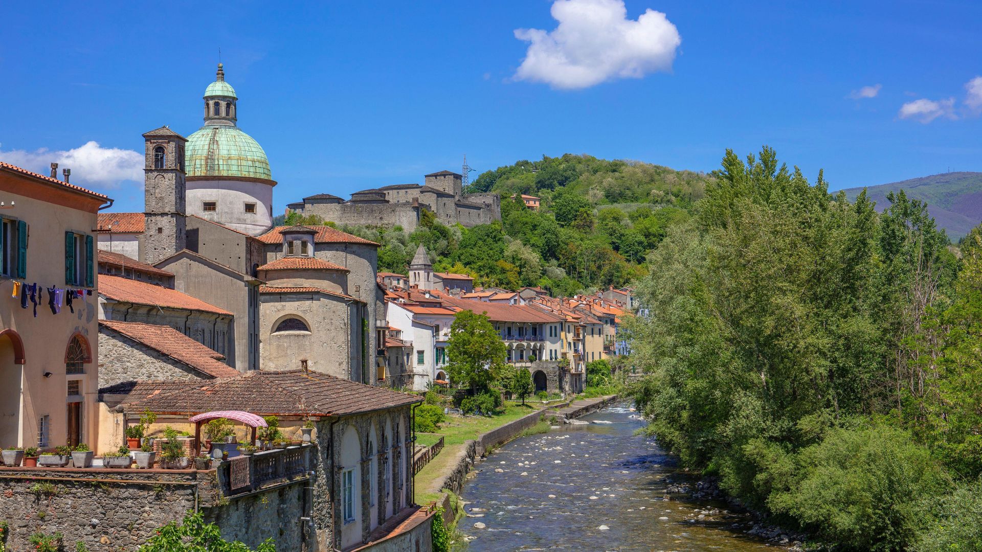 Pontremoli, un encantador pueblo de la Toscana, Italia