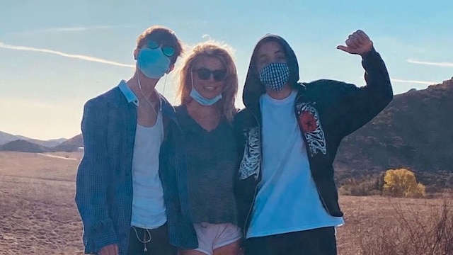 Britney Spears con sus hijos Sean Preston y Jayden