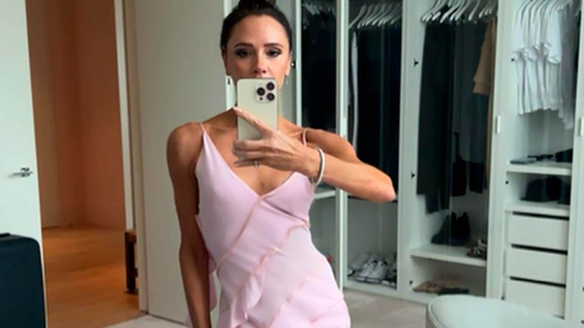 Victoria Beckham desvela el look que escogió para la boda de Marc Anthony y Nadia Ferreira