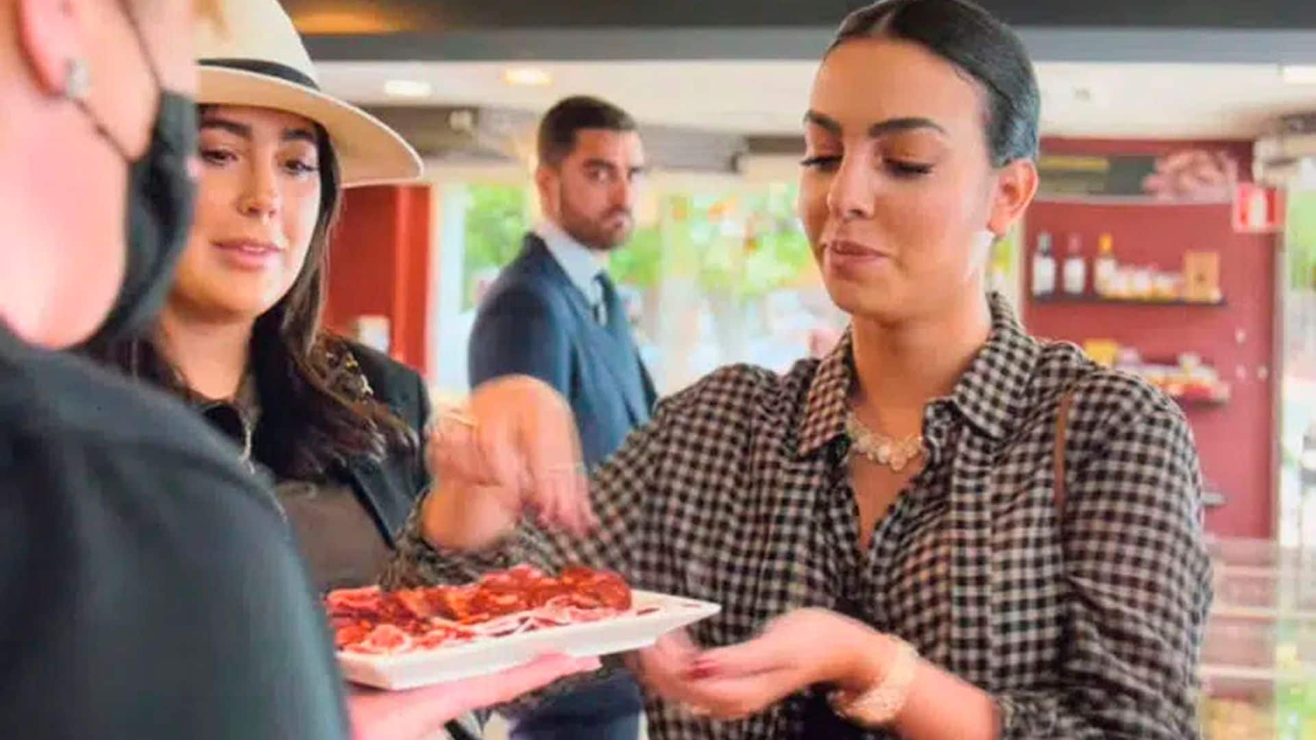 El menú al más puro 'estilo Georgina': sushi con chorizo