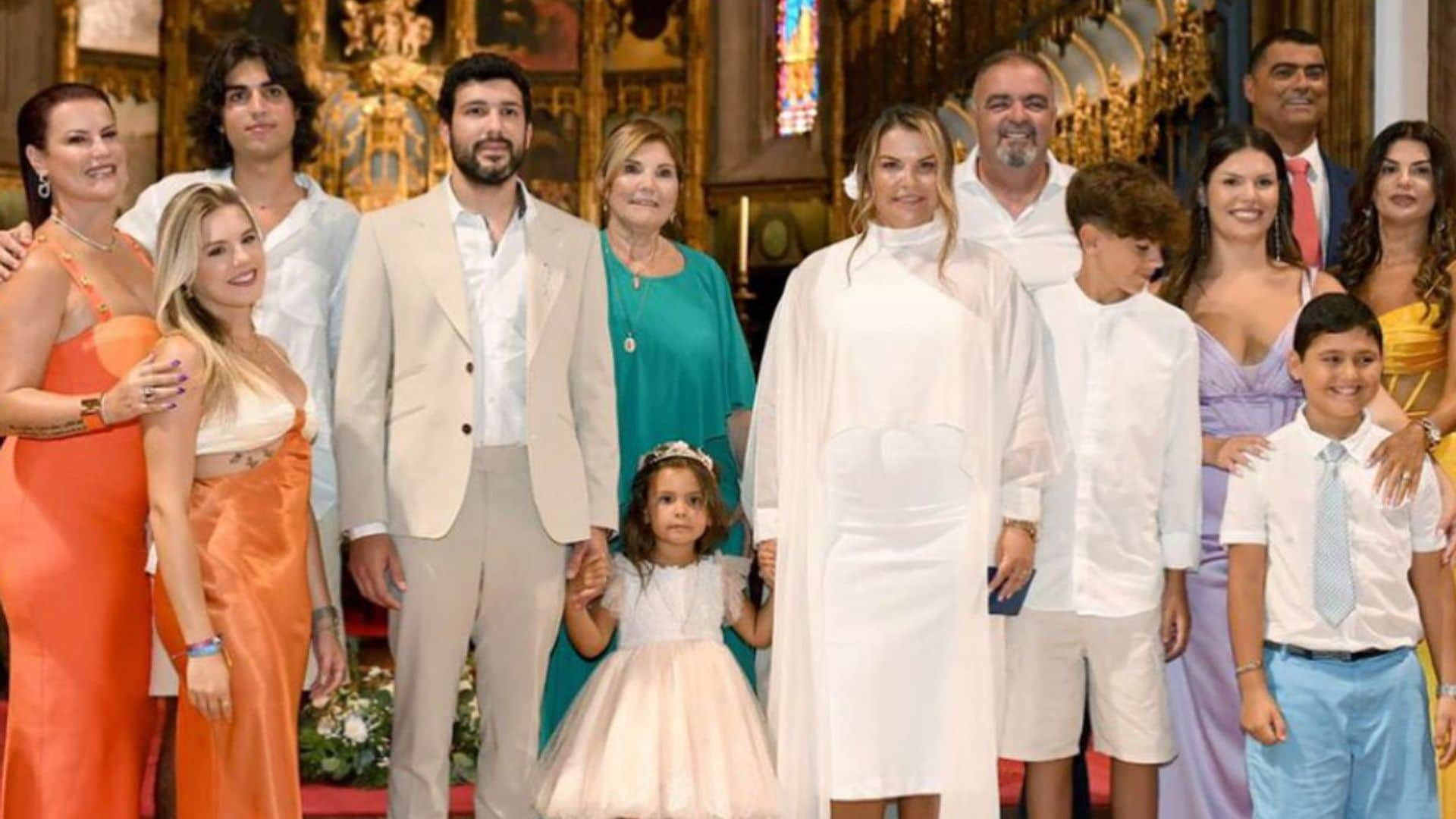 Cristiano y Georgina, los grandes ausentes en el bautizo de su sobrina Valentina, la hija de Katia Aveiro, en Funchal