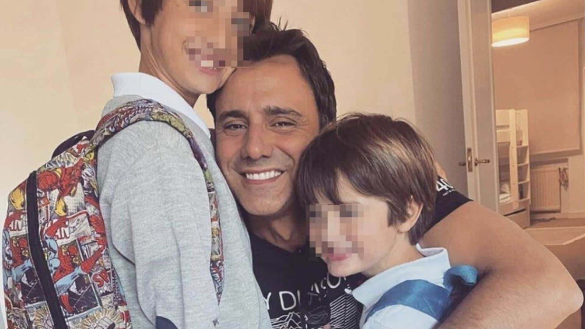 El susto que se ha llevado Ion Aramendi con su hijo mayor