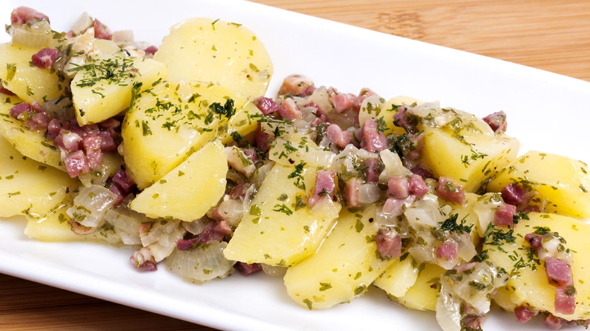 Ensalada de patatas alemana (al estilo de Bavaria)