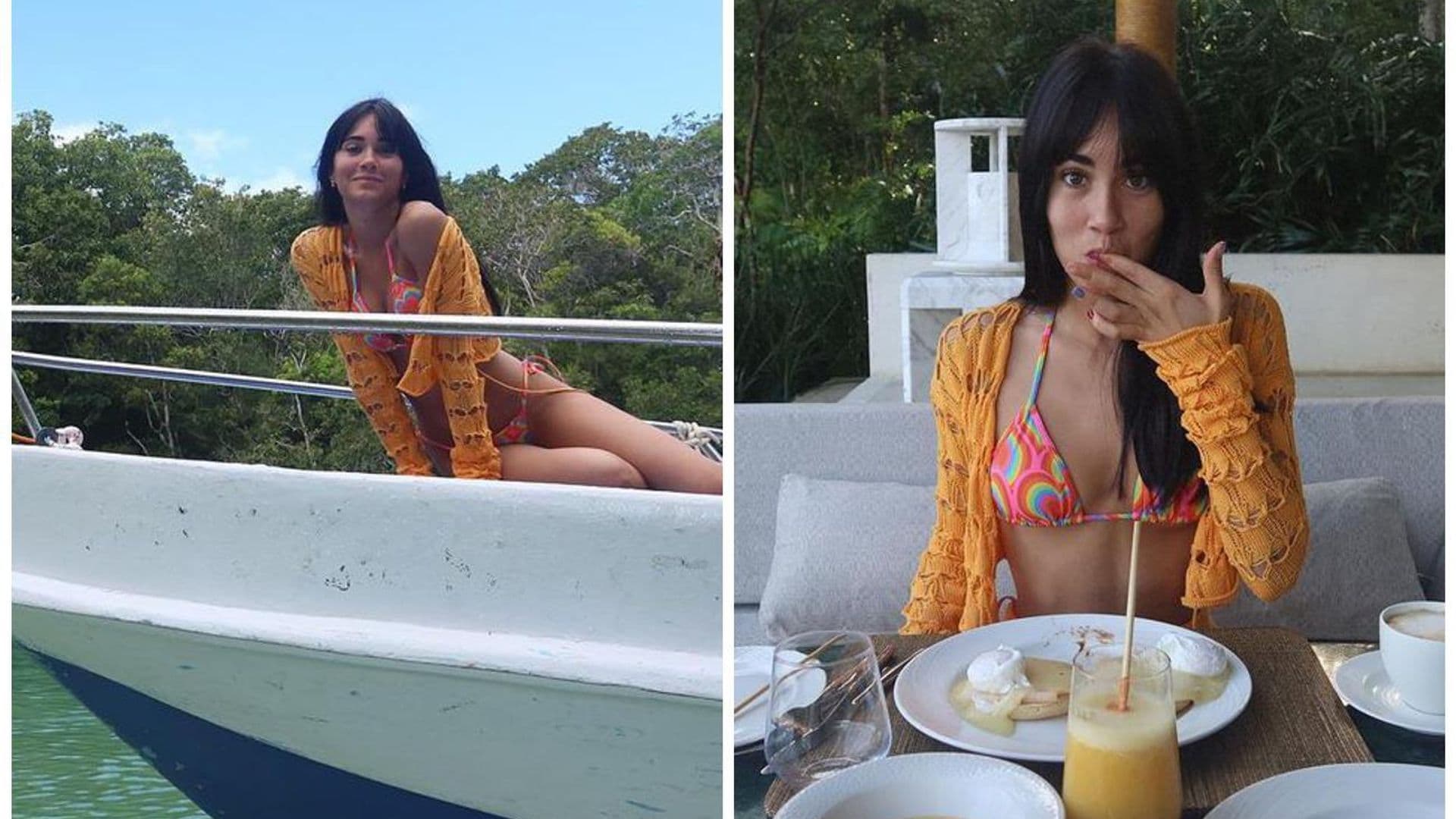 Sebastián Yatra, el mejor fotógrafo de Aitana durante sus vacaciones en República Dominicana