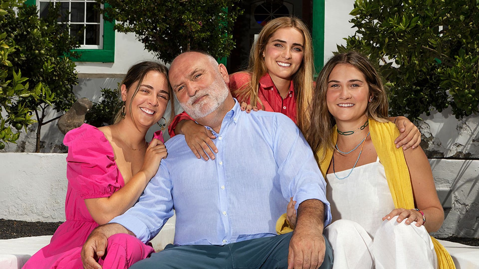 Conoce a las tres hijas estadounidenses de José Andrés durante su viaje gastronómico por España