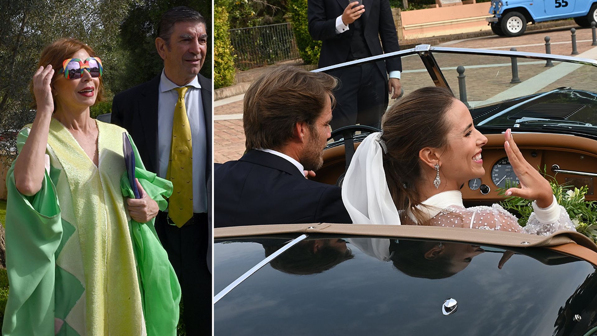 Ágatha Ruiz de la Prada y Tamara Falcó en la sofisticada boda de Casilda Aguilera y Yago Antón