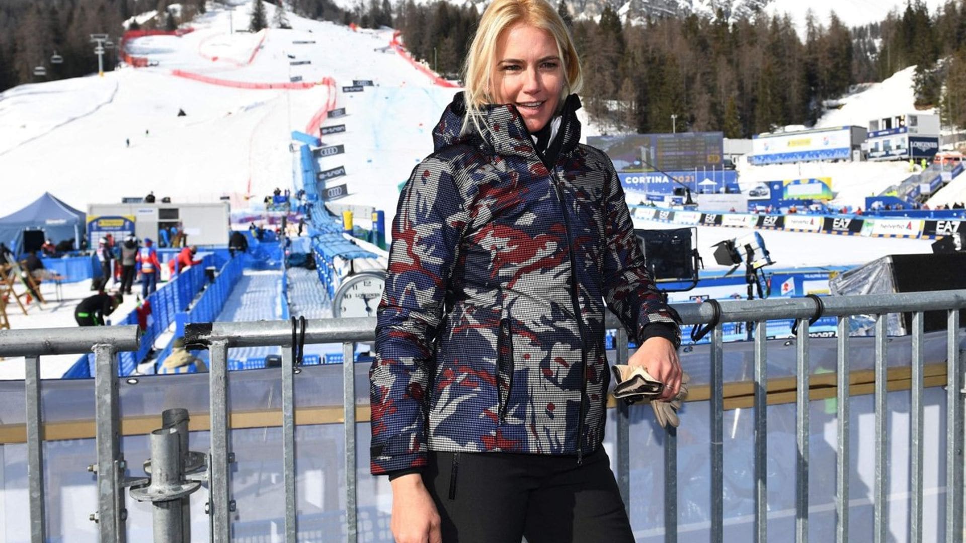 Valeria Mazza, emocionada con el nuevo éxito de su campeón, su hijo Tiziano, representando a Argentina en el Mundial de esquí