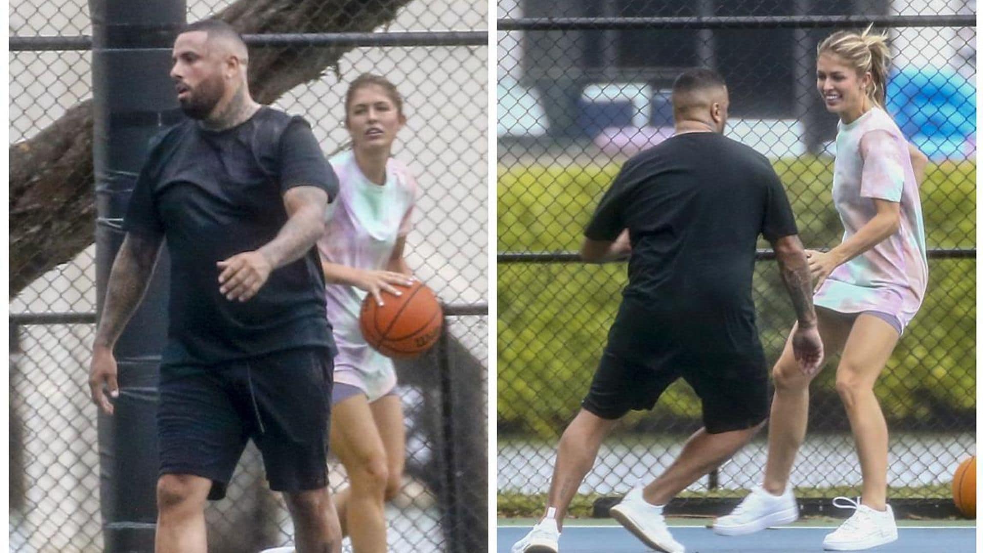 Nicky Jam y su novia: súper equipo dentro y fuera de la cancha de básquetbol