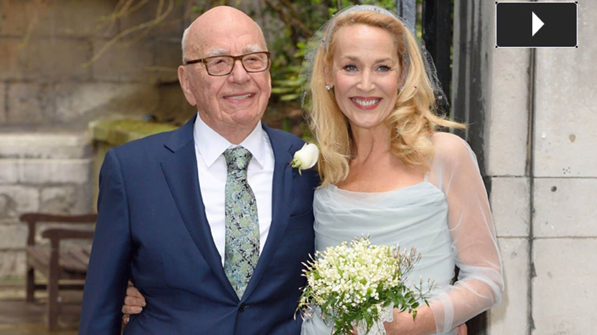 Todo lo que no vimos de la boda de Rupert Murdoch y Jerry Hall