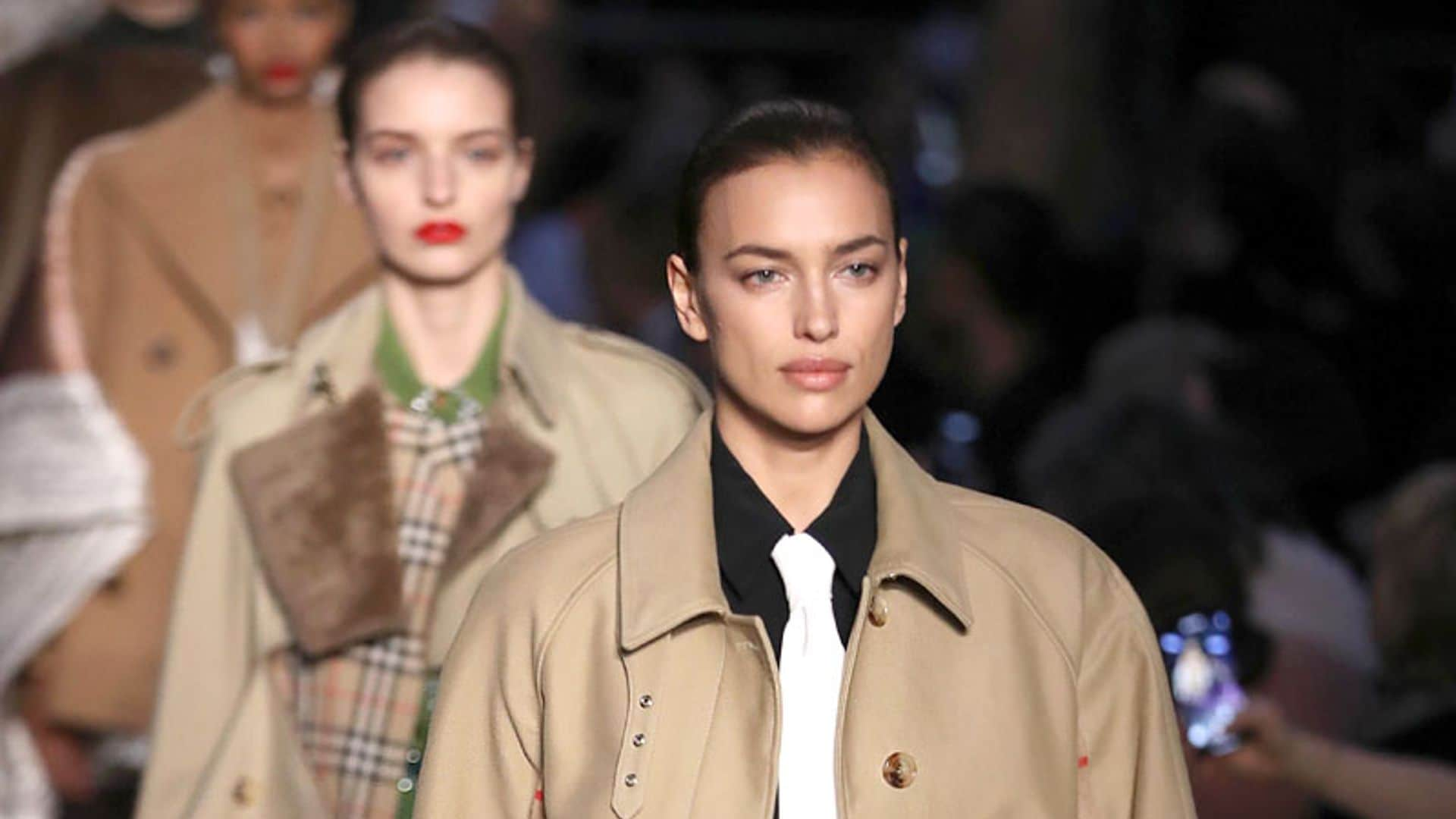 Irina Shayk, musa del nuevo 'British' de Riccardo Tisci para Burberry