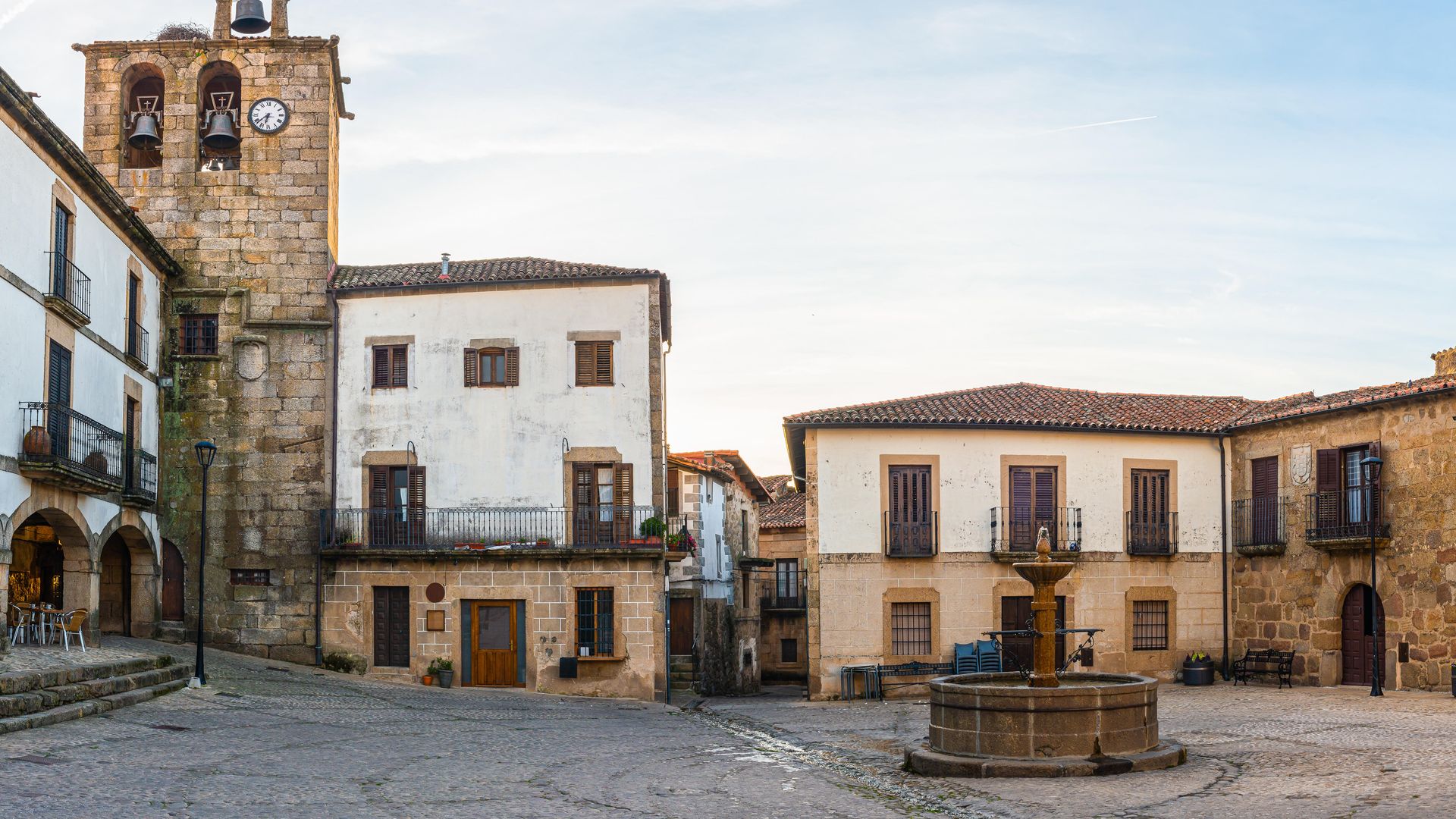 Plaza Mayor de San Martín de Trevejo, Cáceres