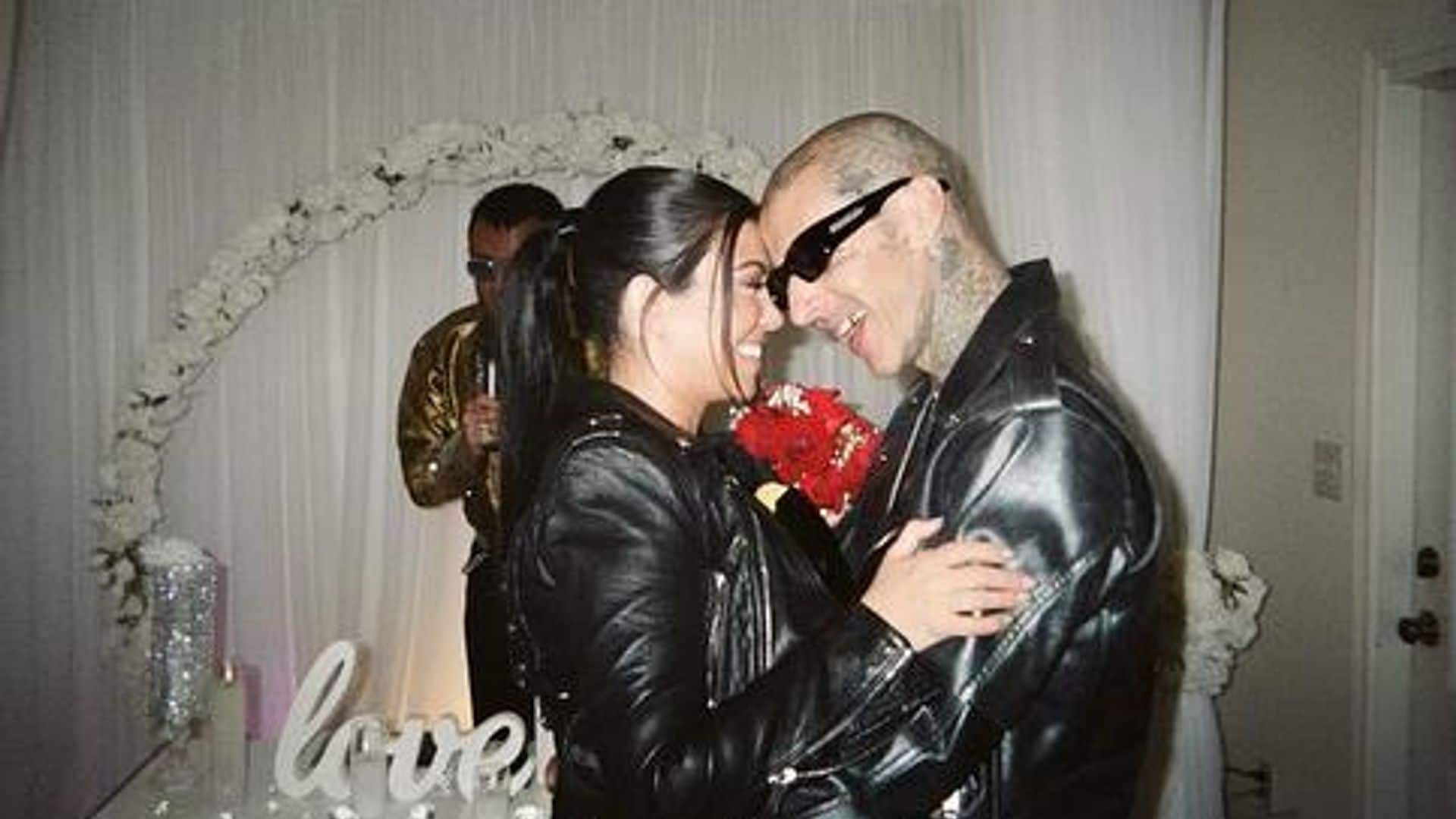 Kourtney Kardashian y Travis Barker: las fotos de su boda