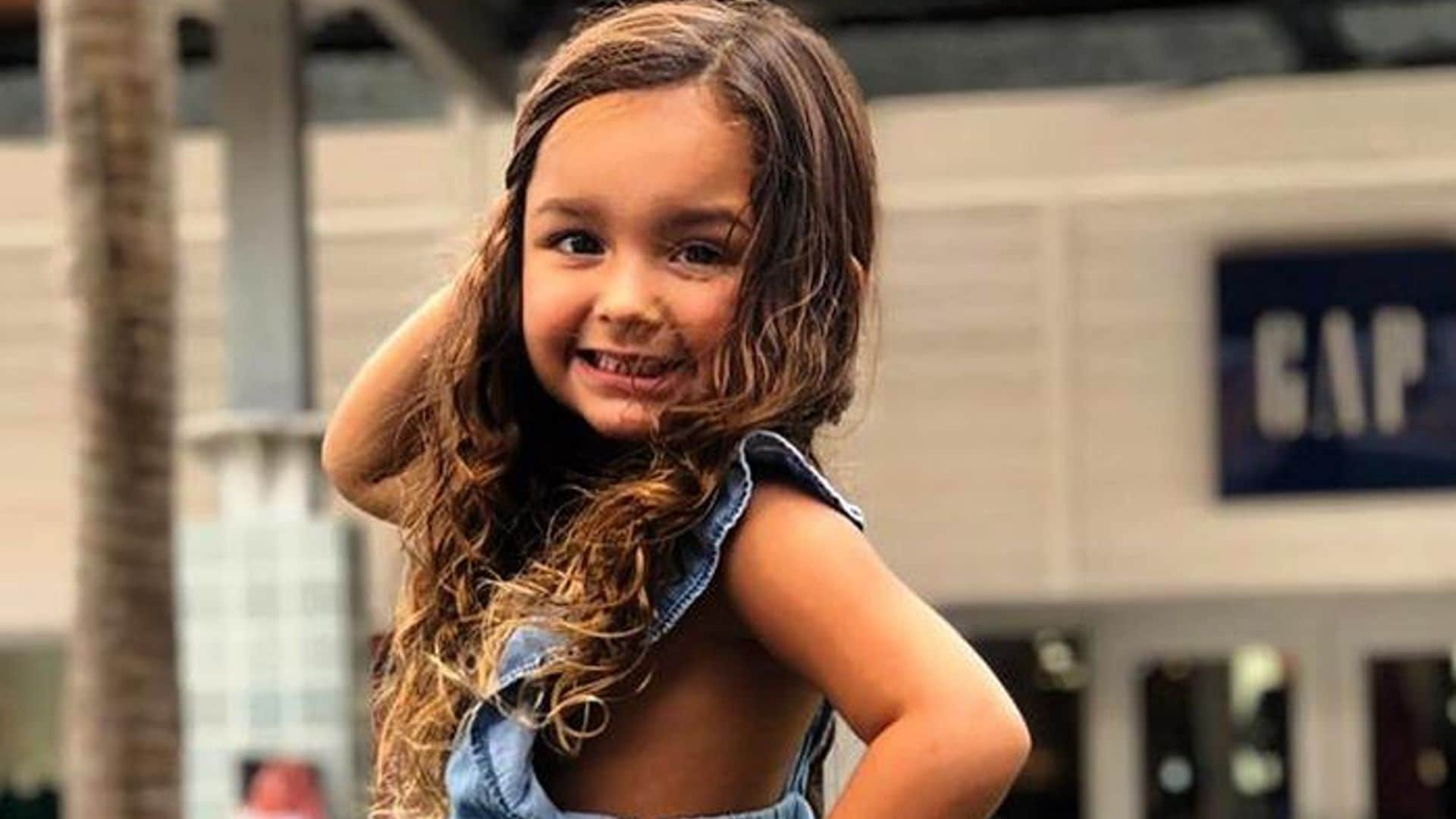 Sofía, hija de Bárbara Bermudo, muy concienciada con el coronavirus