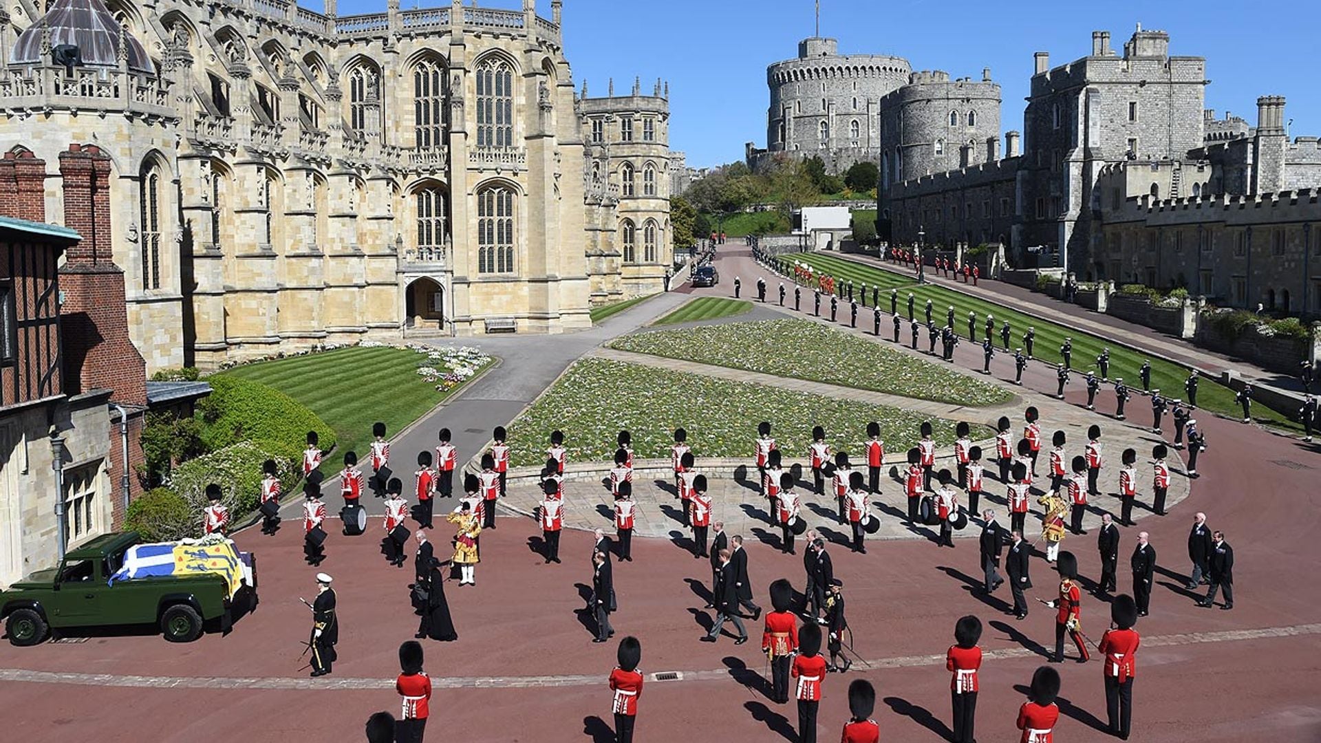 Estos son los cuerpos militares que han rendido homenaje a Felipe de Edimburgo