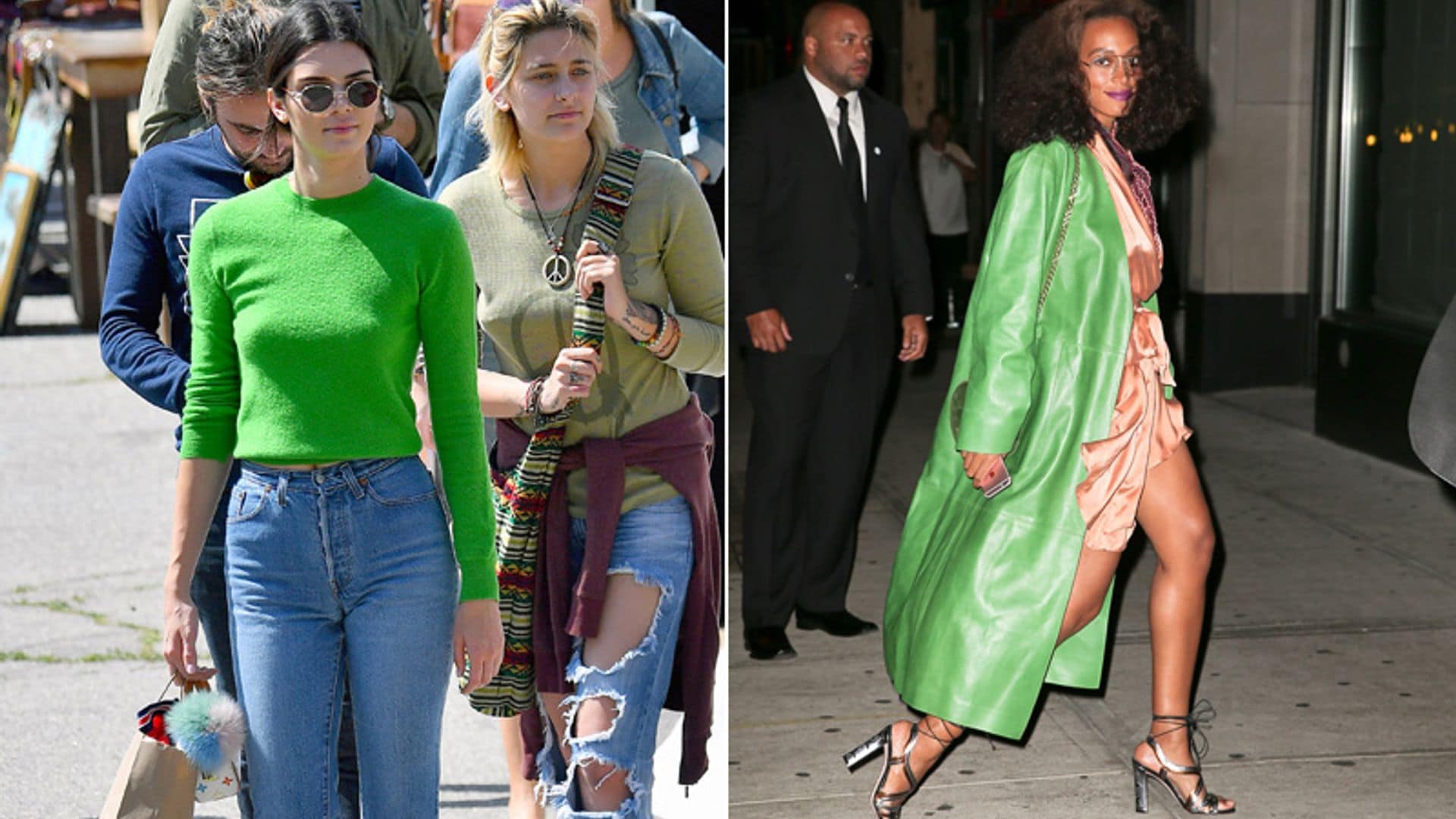 ¡Todo al 'greenery'! Así han lucido Kendall Jenner y otras 'celebs'  el color de 2017