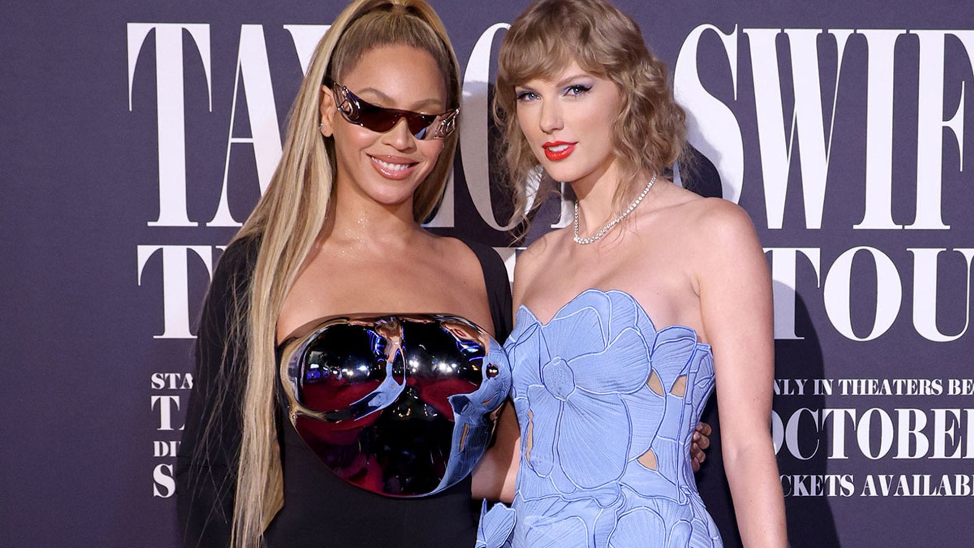 Taylor Swift y Beyoncé unidas en el estreno de la cinta que documenta el Eras Tour