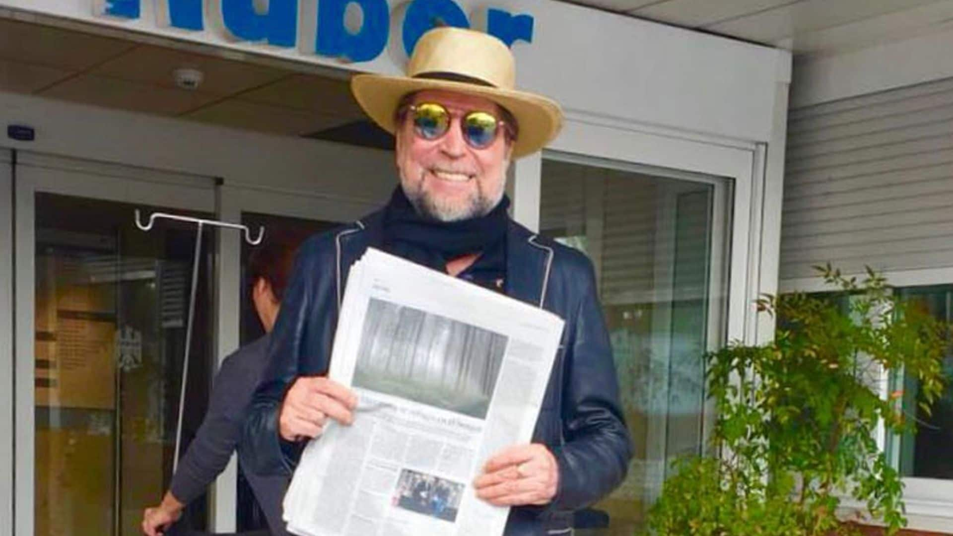 Joaquín Sabina recibe el alta médica