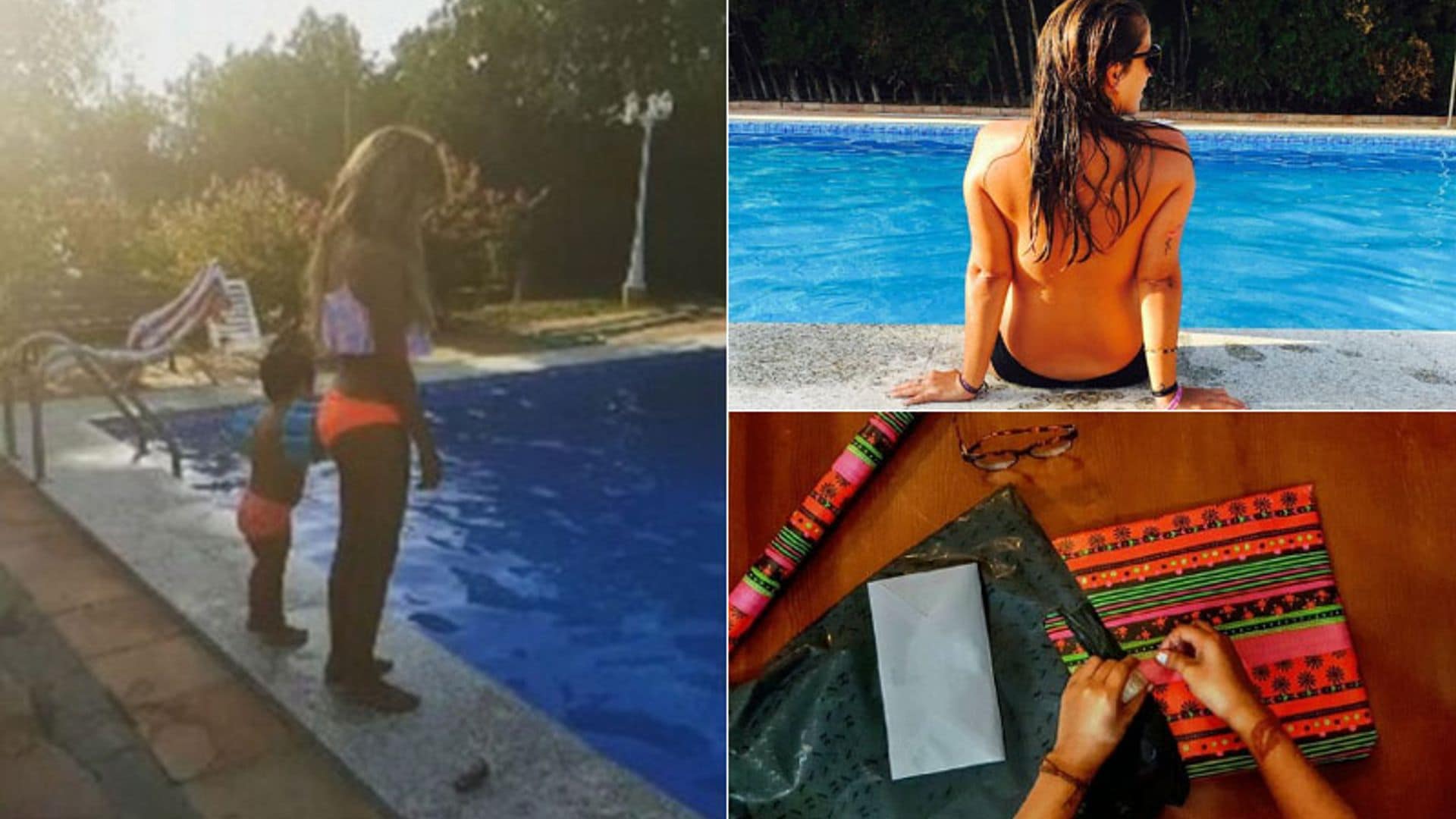 Isabel Pantoja celebra su cumpleaños en la piscina de Cantora