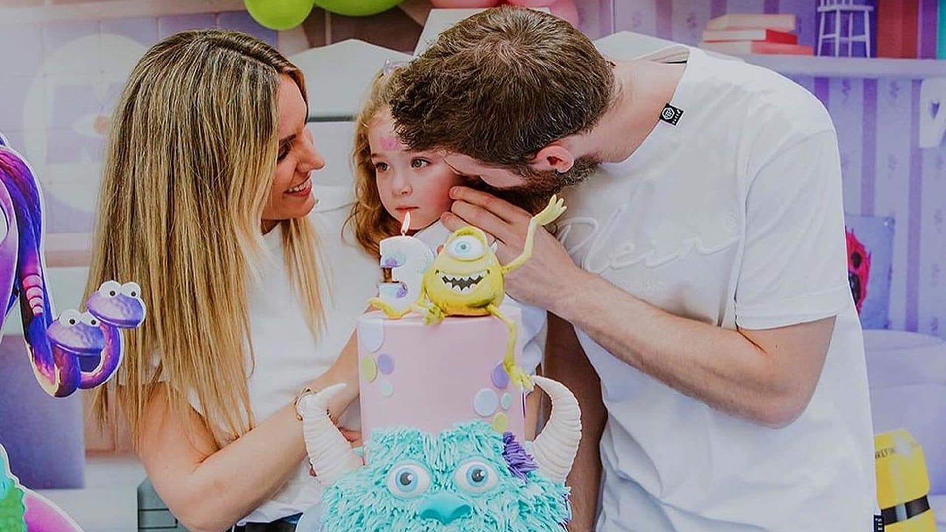 Así ha cambiado Yanay, hija de Edurne y David de Gea, que acaba de cumplir tres años