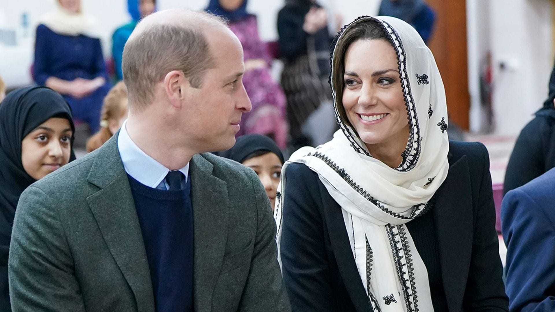 La emotiva aparición de Kate y William