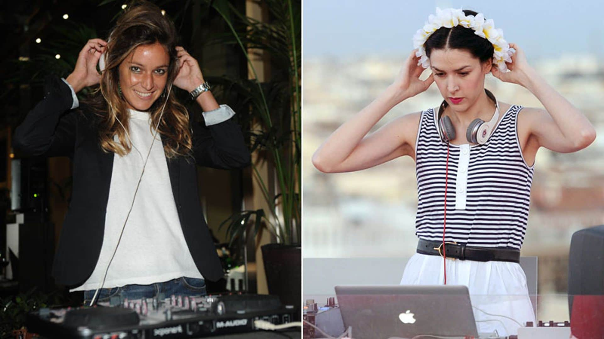 Brianda Fitz-James Stuart y Scilla Ruffo di Calabria, cumbre de aristócratas DJ en Marbella