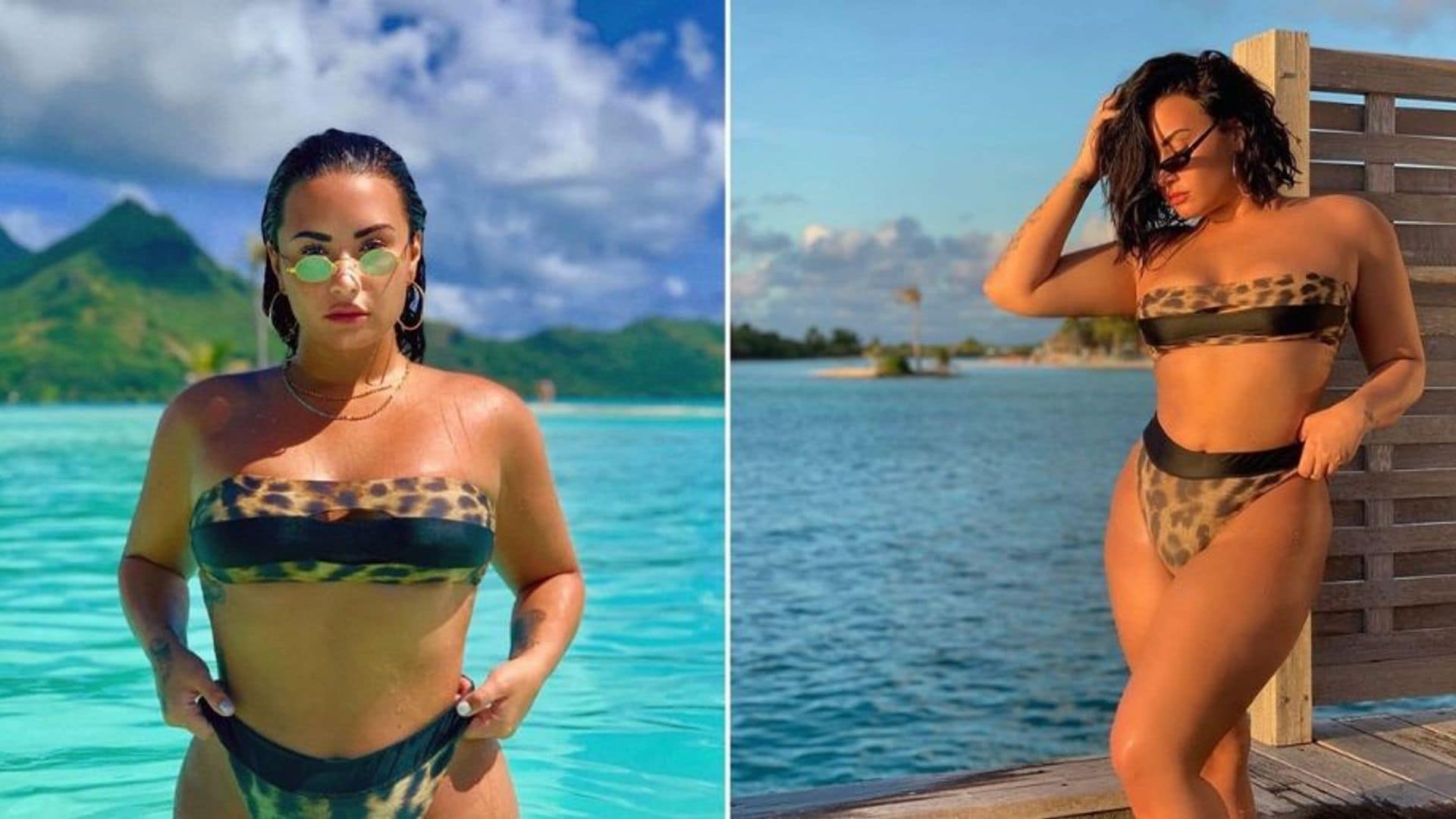 El sensual bikini de Demi Lovato y 5 opciones similares para resaltar tu silueta