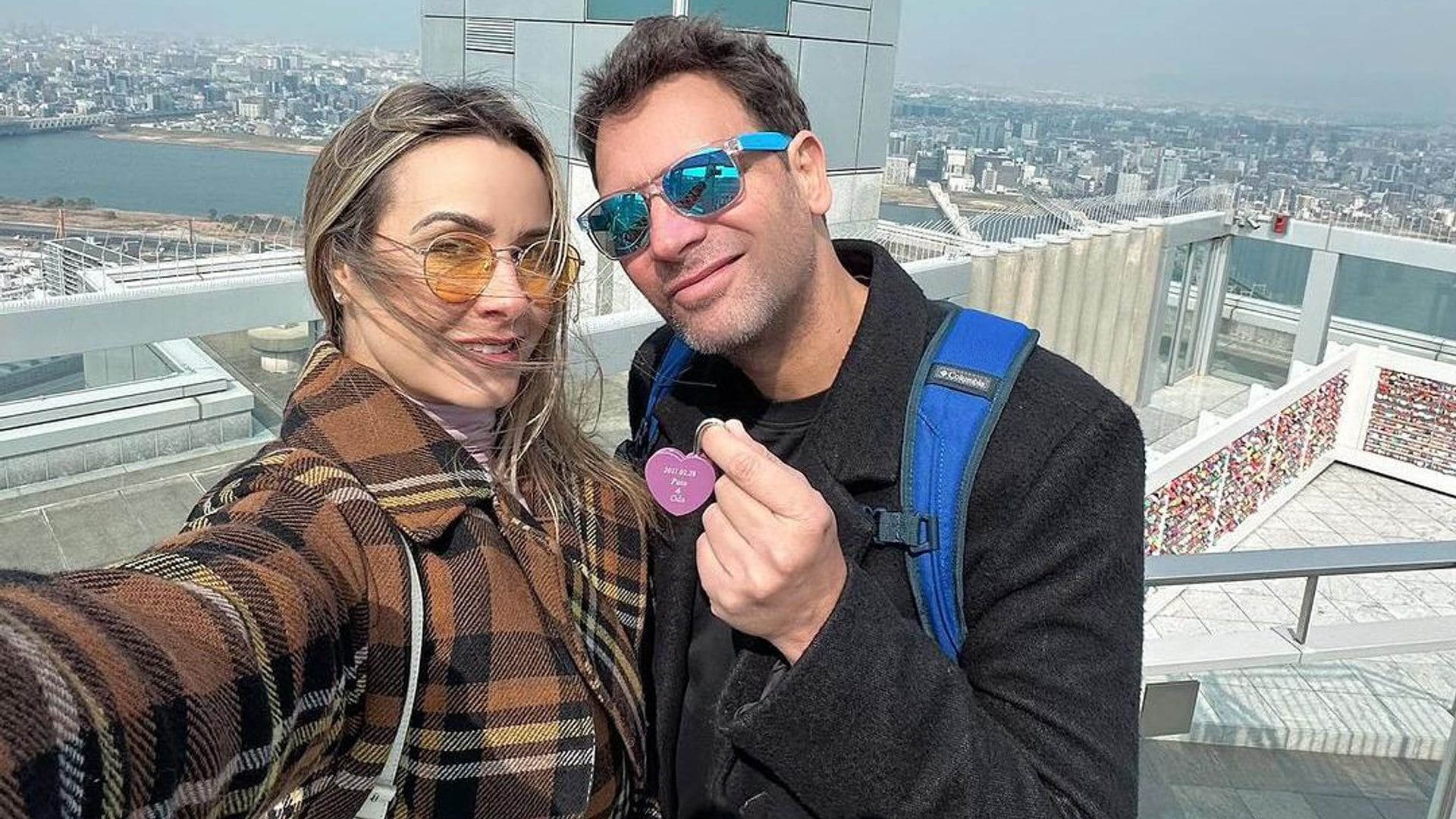 Odalys Ramírez y Pato Borghetti celebran 13 años de amor con un viaje a Japón