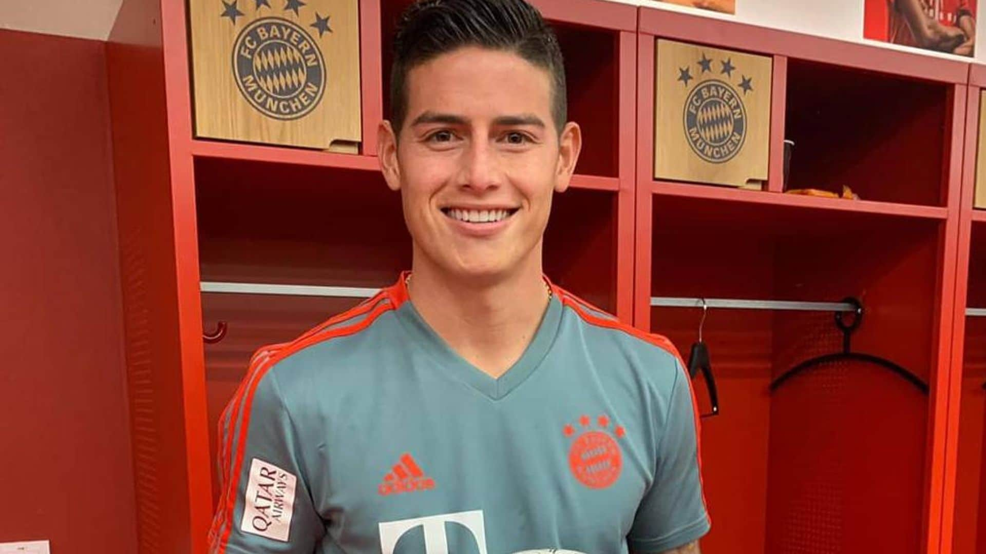 James Rodríguez comparte una nueva –y adorable—foto con su bebé Samuel