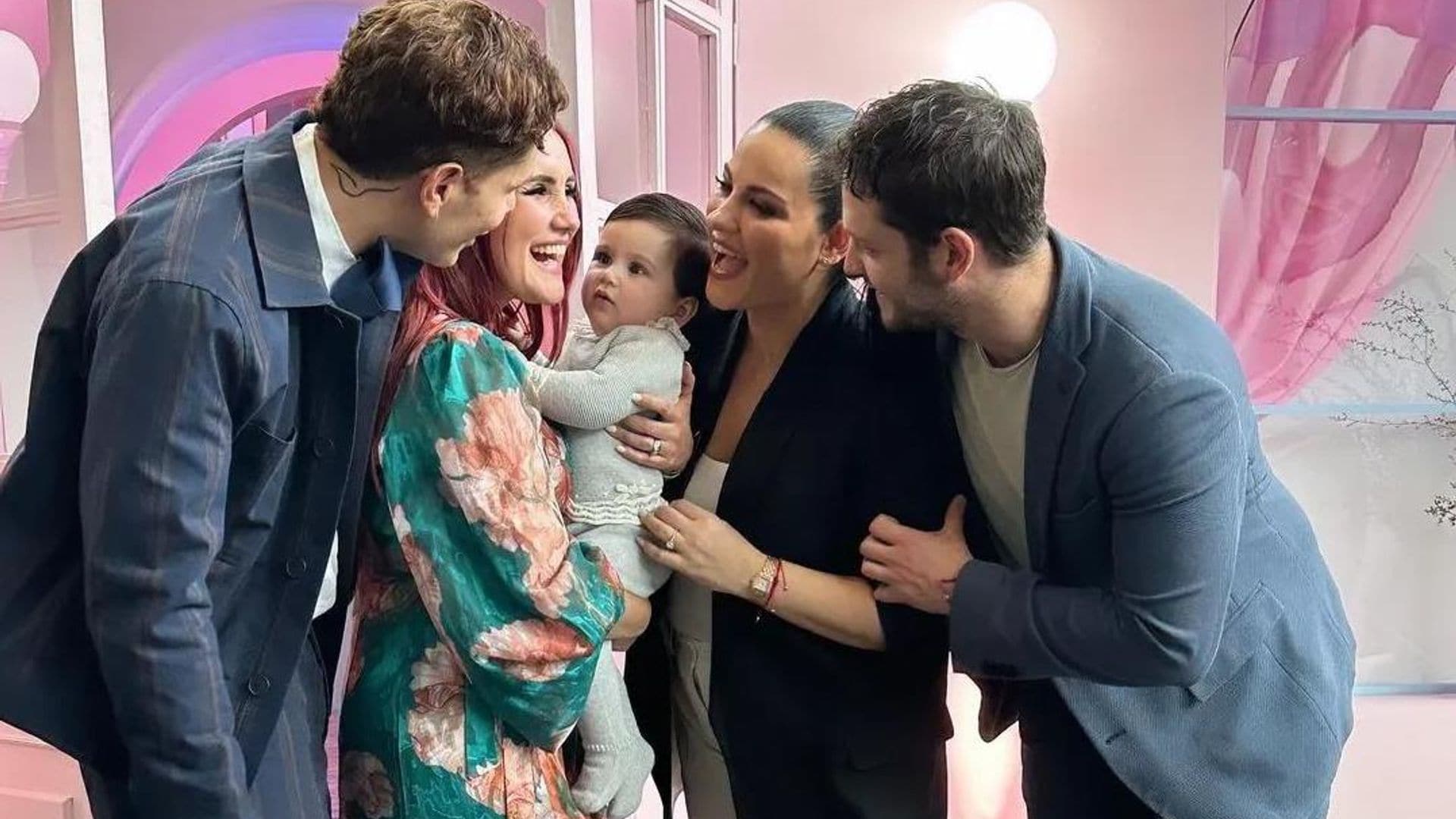 Maite Perroni celebra el bautizo de su hija Lía junto a los RBD