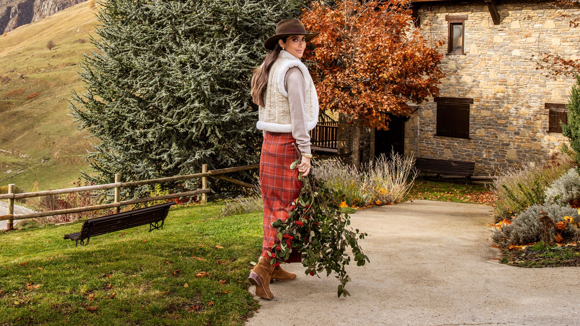 María Fernández-Rubíes nos recibe en su casa familiar de Baqueira Beret