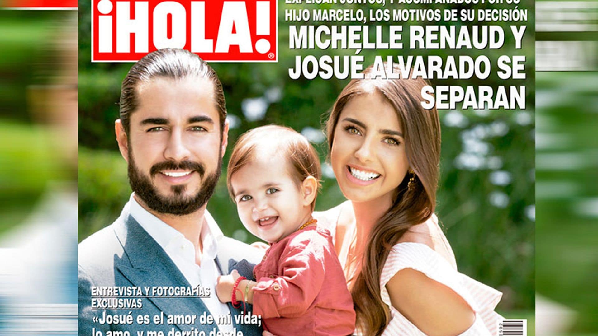 En ¡HOLA!, Michelle Renaud y Josué Alvarado anuncian, juntos, su separación