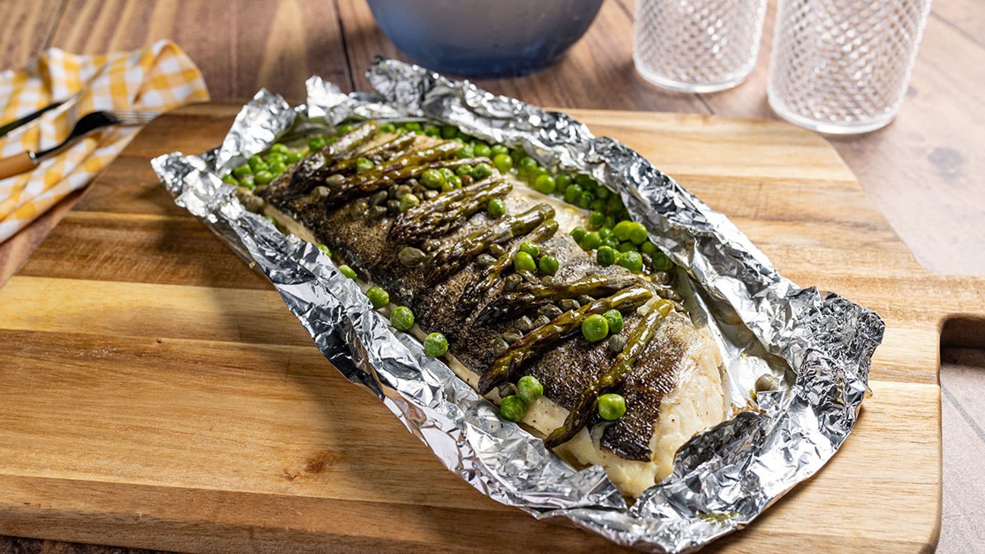 Bacalao fresco en papillote a la mantequilla