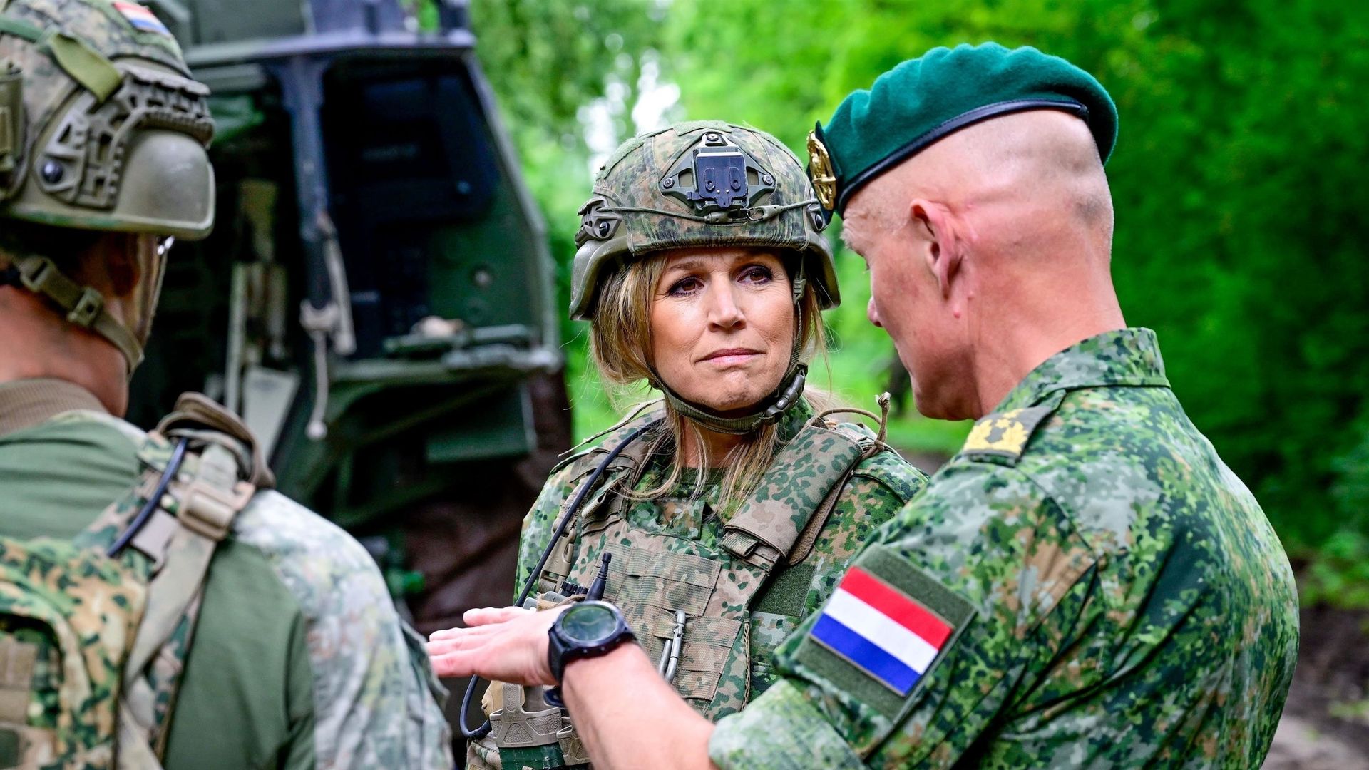 Las imágenes de Máxima de Países Bajos durante un duro entrenamiento militar, ¡como una soldado más!
