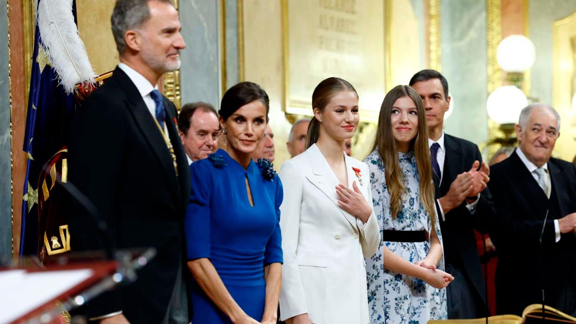 La ovación de casi cuatro minutos en el Congreso que ha emocionado al rey Felipe VI y a la princesa Leonor