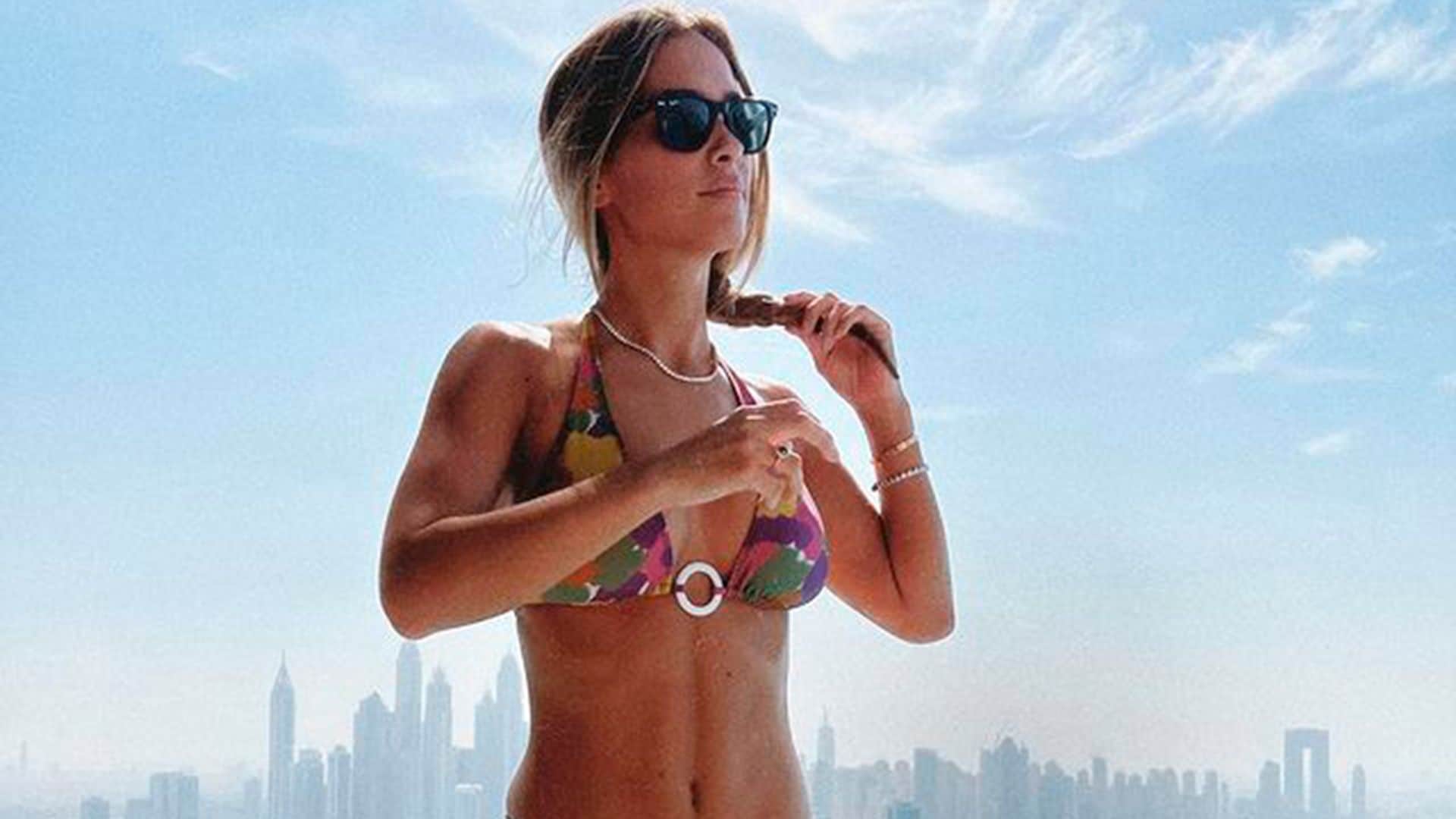 Las espectaculares imágenes de María Pombo luciendo tipazo en bikini entre los rascacielos de Dubai