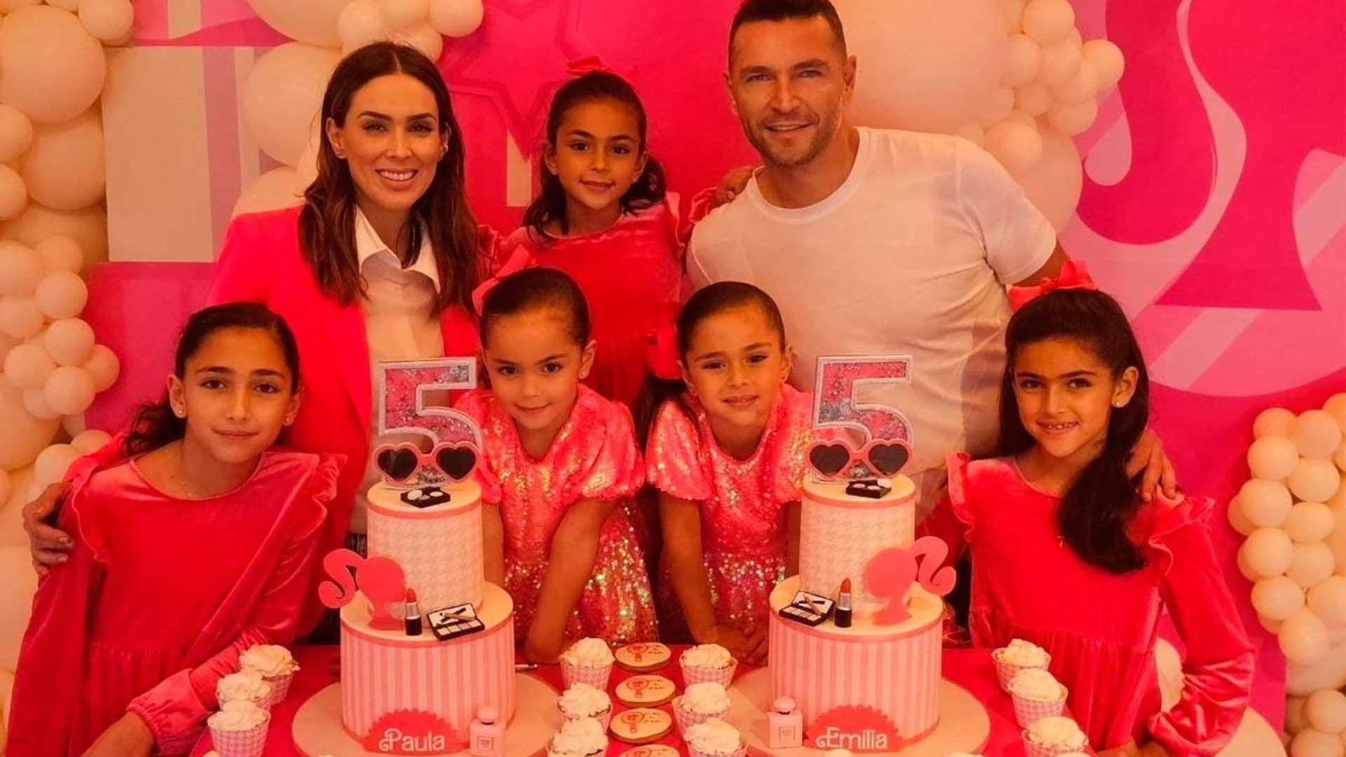 Con una fiesta temática, Jacky Bracamontes celebra el cumpleaños 5 de sus mellizas, Paula y Emilia