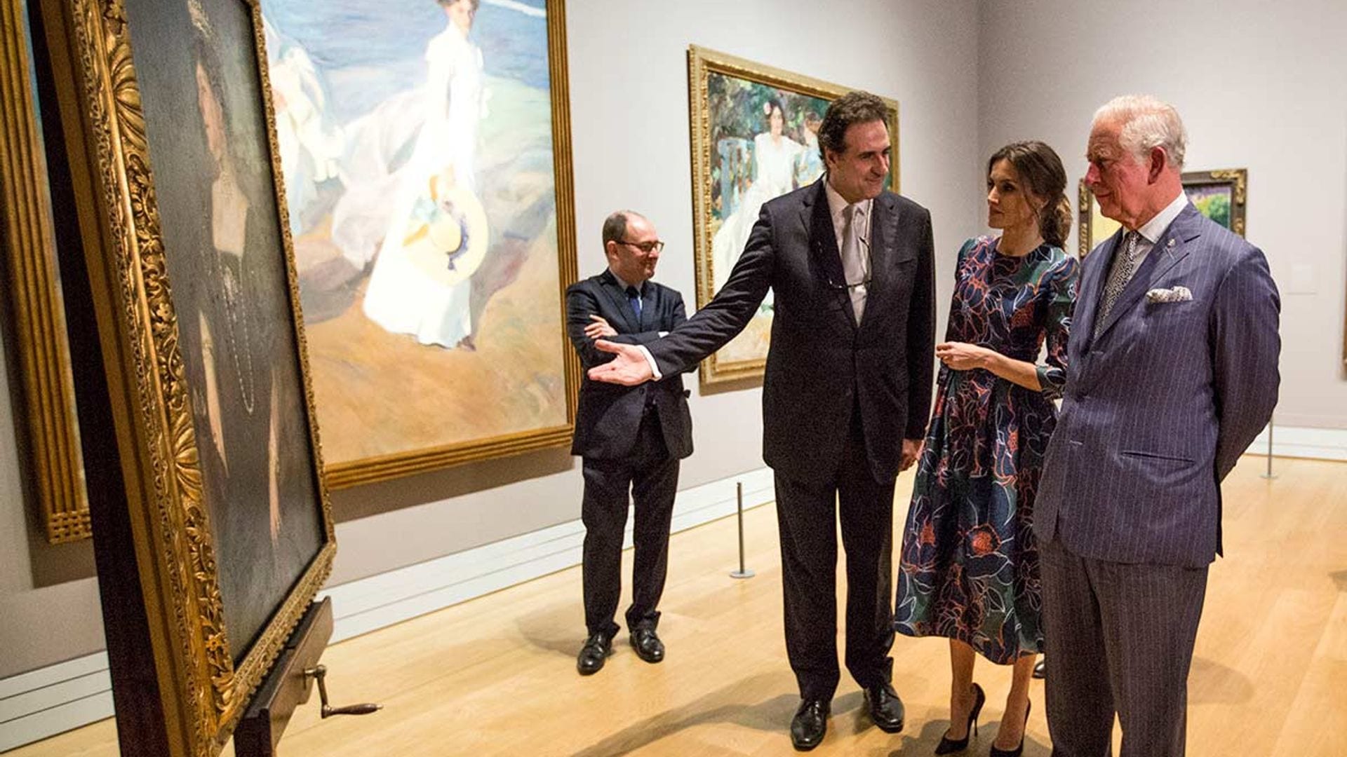 La reina Letizia visita Londres para la inauguración de la exposición del artista español Joaquín Sorolla