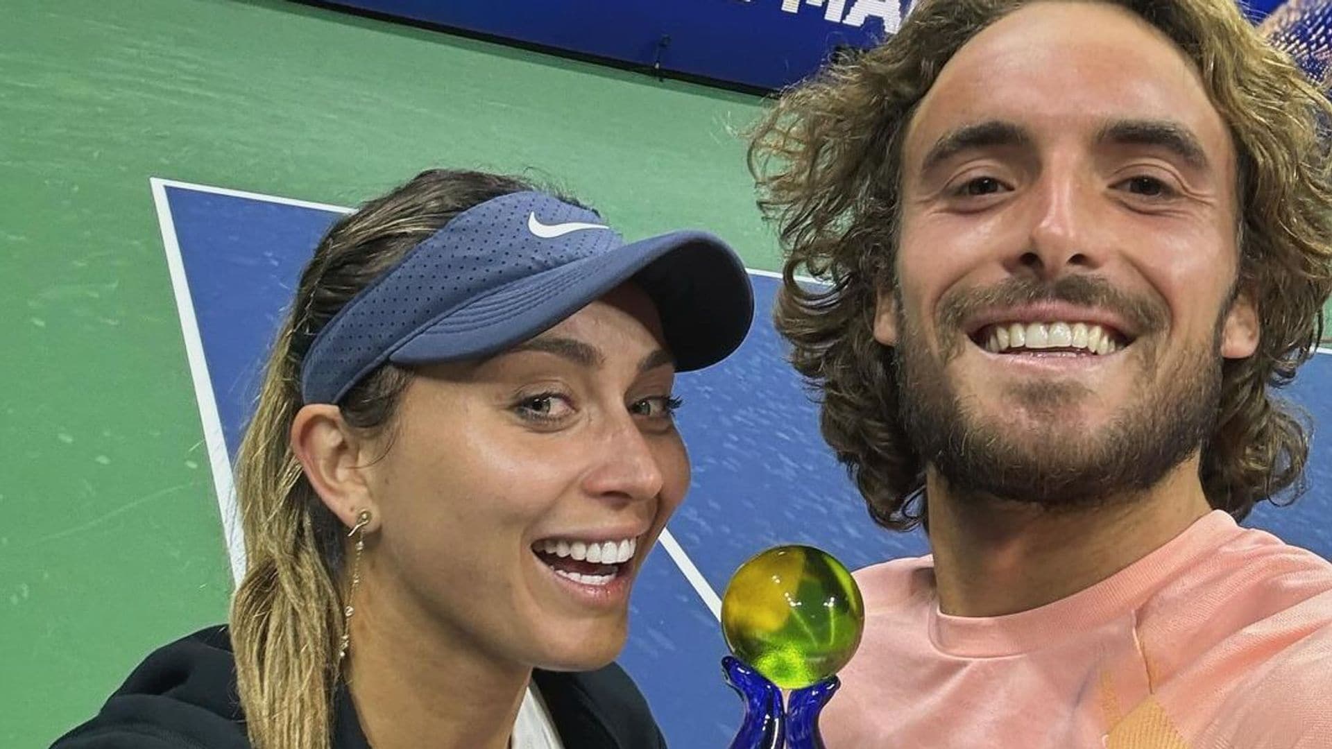 Paula Badosa y Tsitsipas, noche de cita ¡en la pista de tenis!