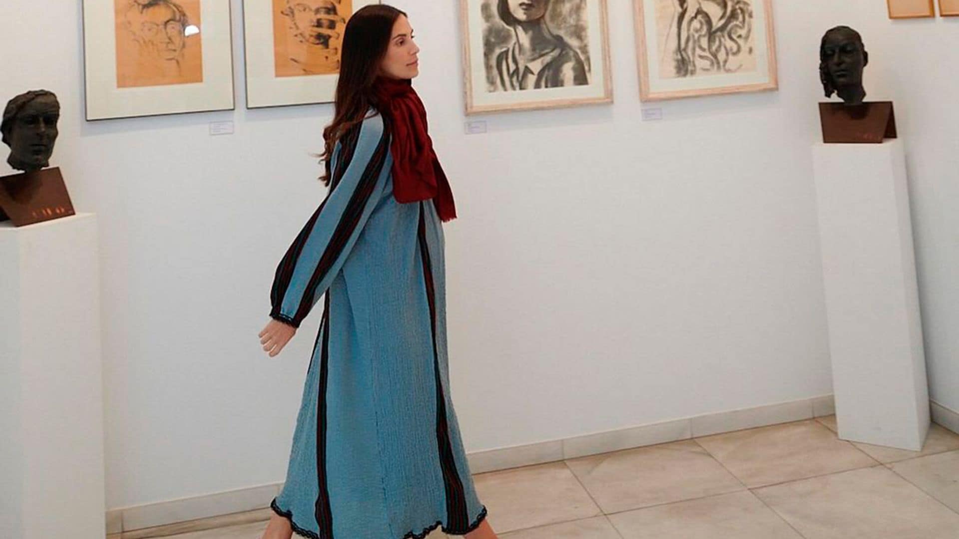 Sassa de Osma agota el vestido de lurex 'made in Spain' que combina con bailarinas puntiagudas