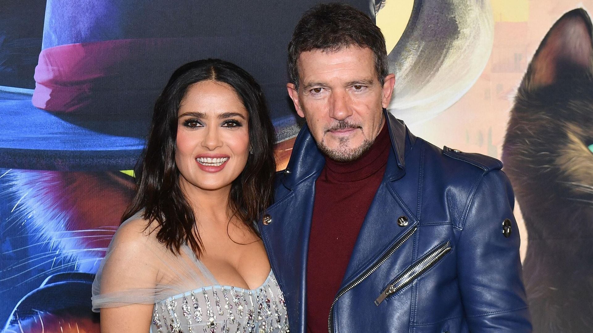 Salma Hayek dedica una cariñosa —y demorada— felicitación de cumpleaños a Antonio Banderas