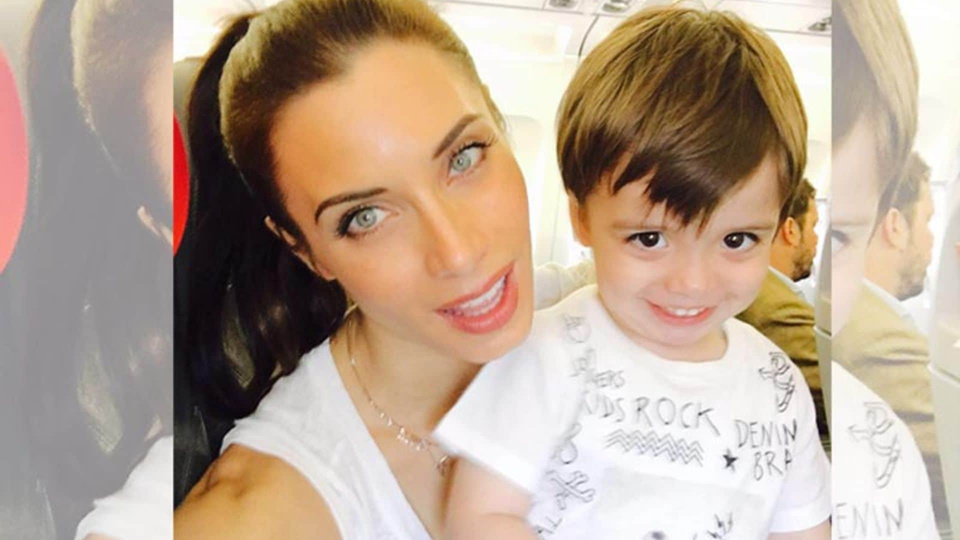 Pilar Rubio y su hijo, los mayores fans de Sergio Ramos en un día decisivo