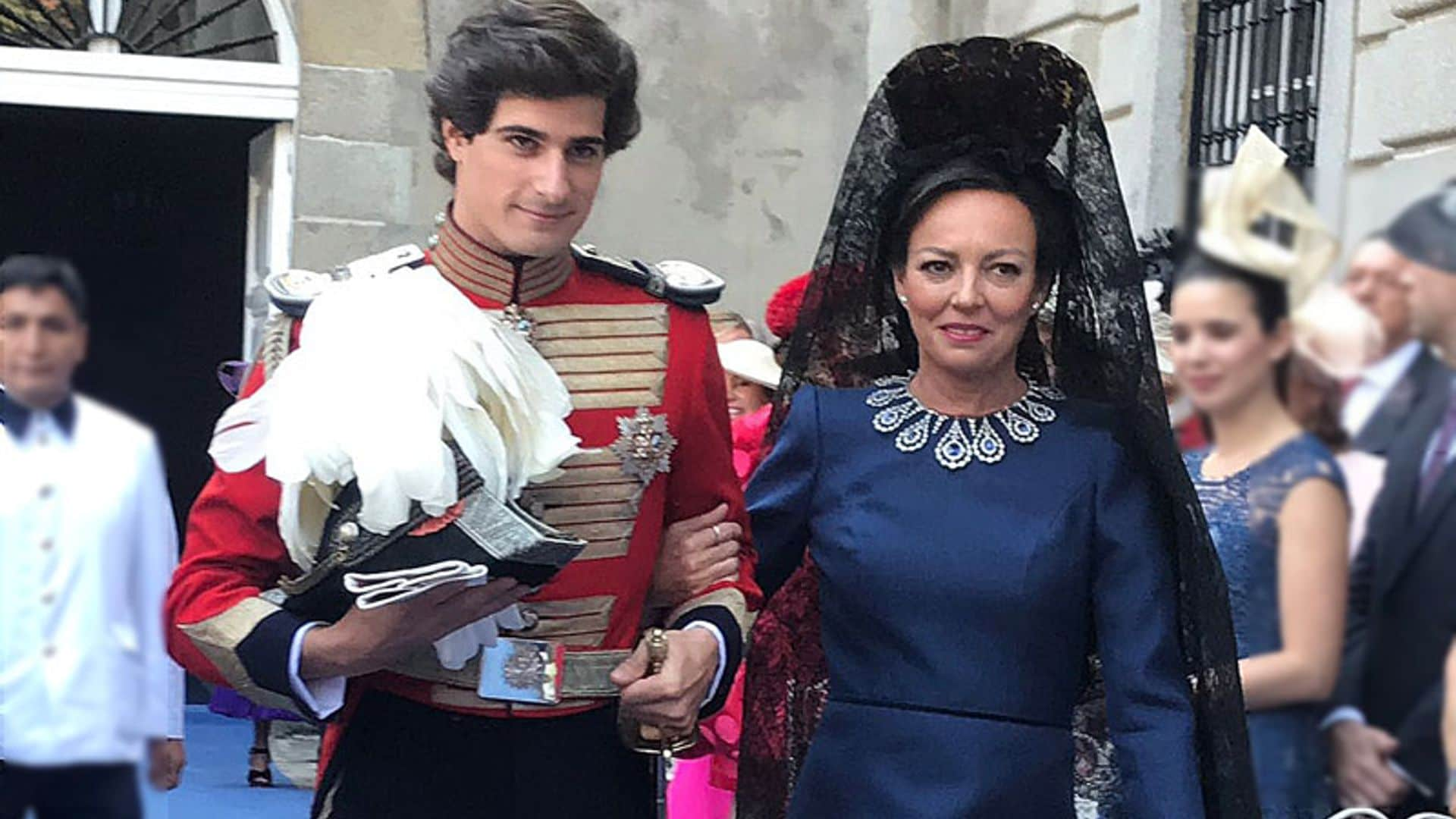 El Duque de Huéscar se casa con el uniforme de la Real Maestranza de Caballería de Sevilla