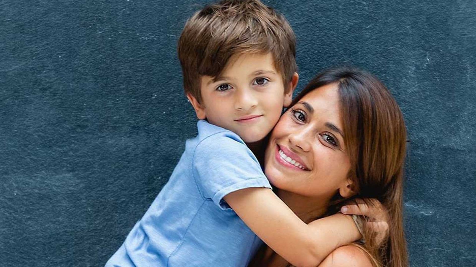 La tierna felicitación de Antonela Roccuzzo a su hijo mayor, Thiago